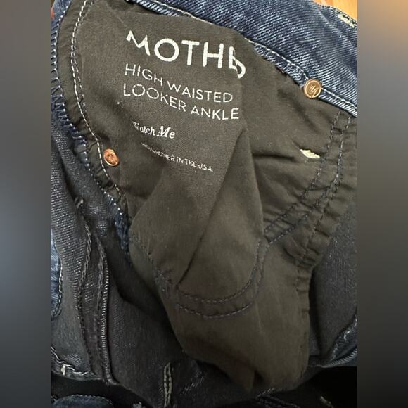 MOTHER High Waisted Looker Ankle Jean Watch Me 30 - Picture 4 of 8